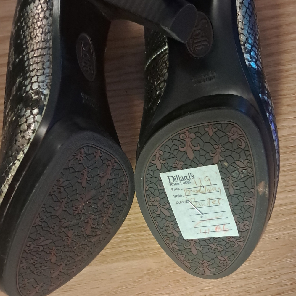 Zara Shiny Black Leather Shoes